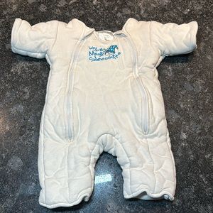 Magic Merlin Sleepsuit (6-9M) Large White Unisex Boys or Girls